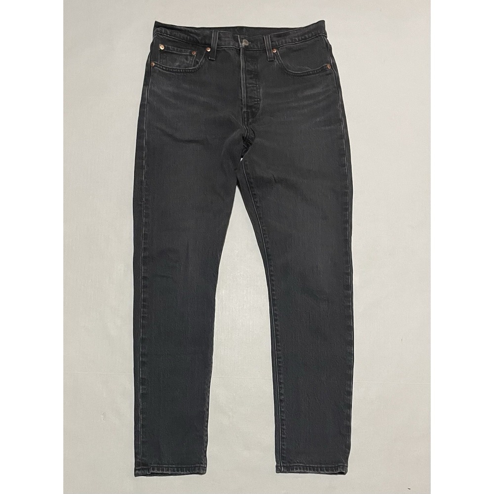 Levi Premium 501 Mens Button Fly Jeans Adult Size 29 X 28 Big E Skinny Quality